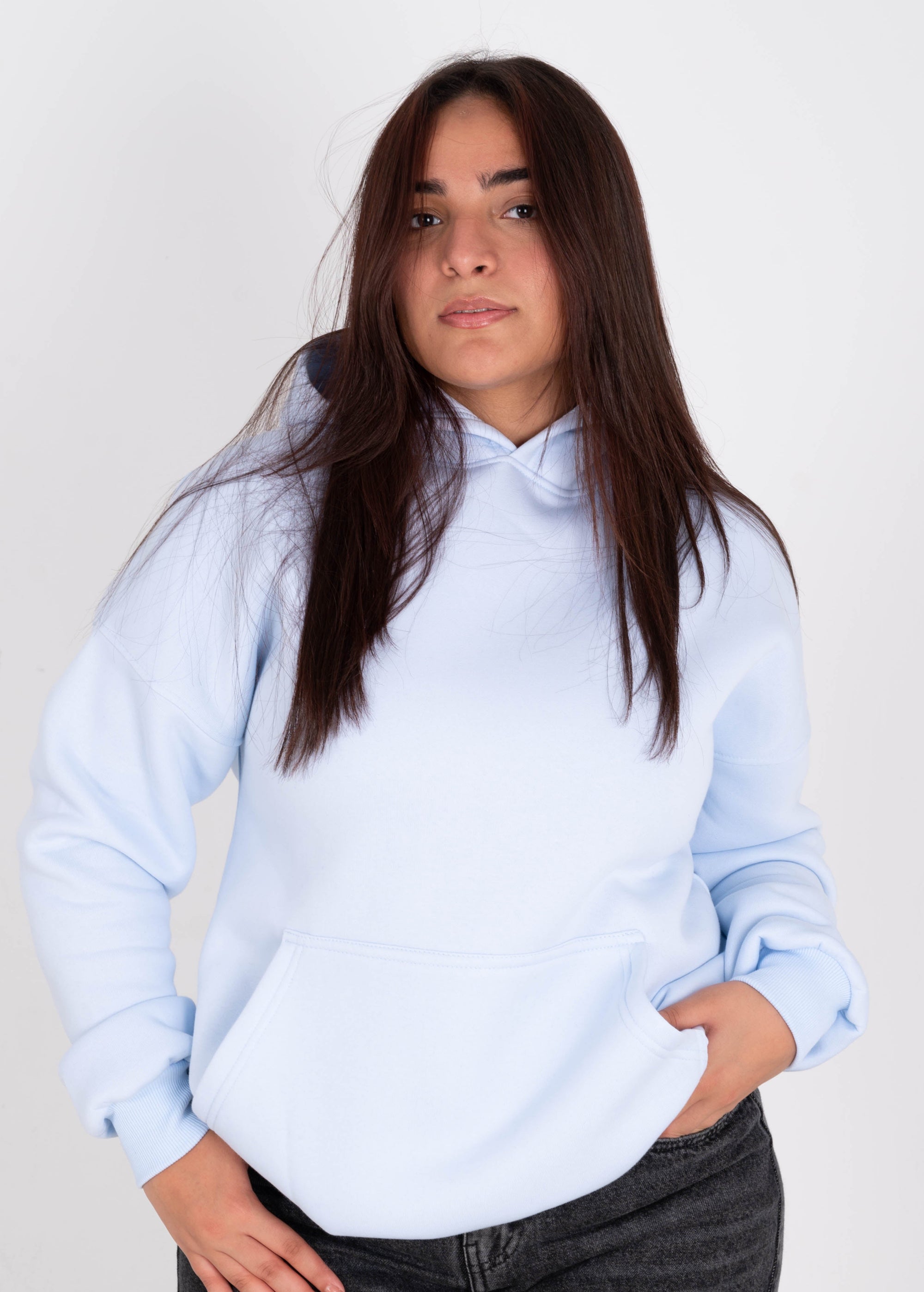 Baby Blue Oversized Hoodie