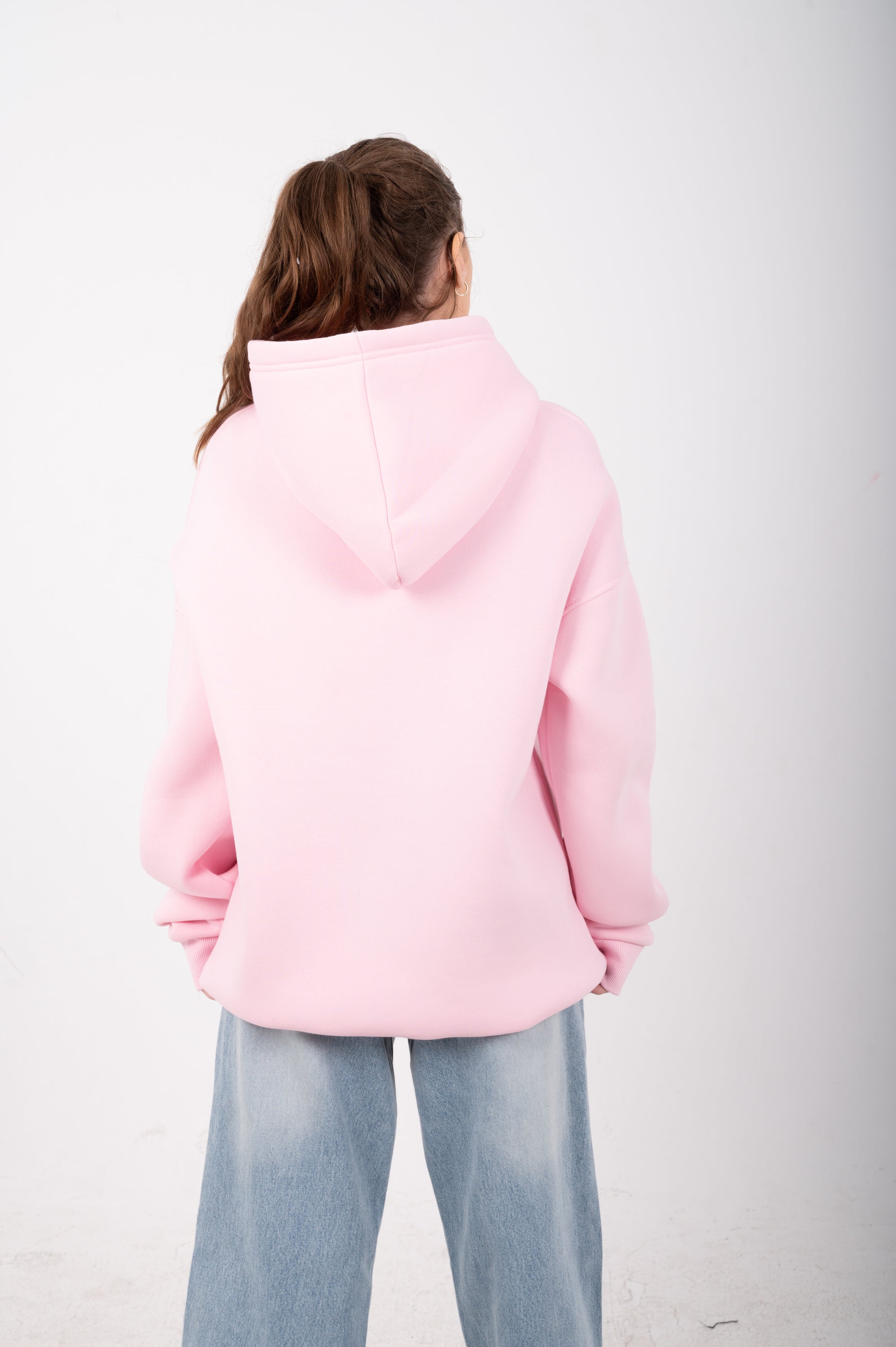 Baby Pink Oversized Hoodie