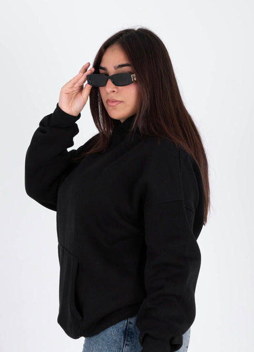 Black Oversized Hoodie