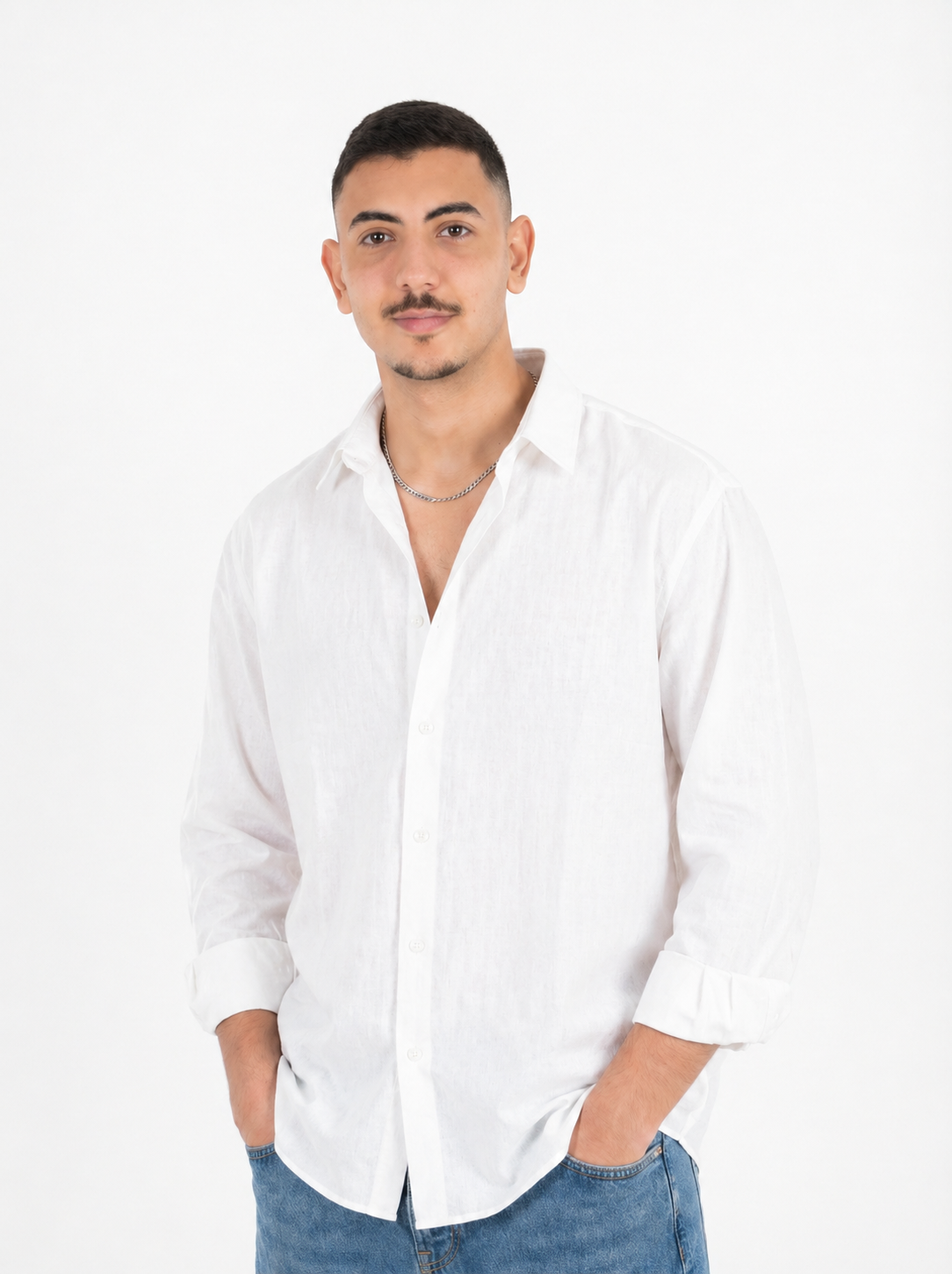 White Linen Shirt