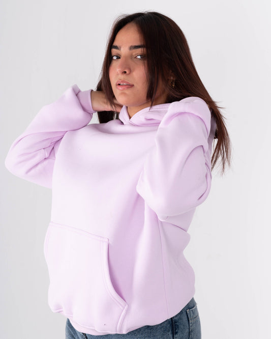 Light Purple Oversized Hoodie