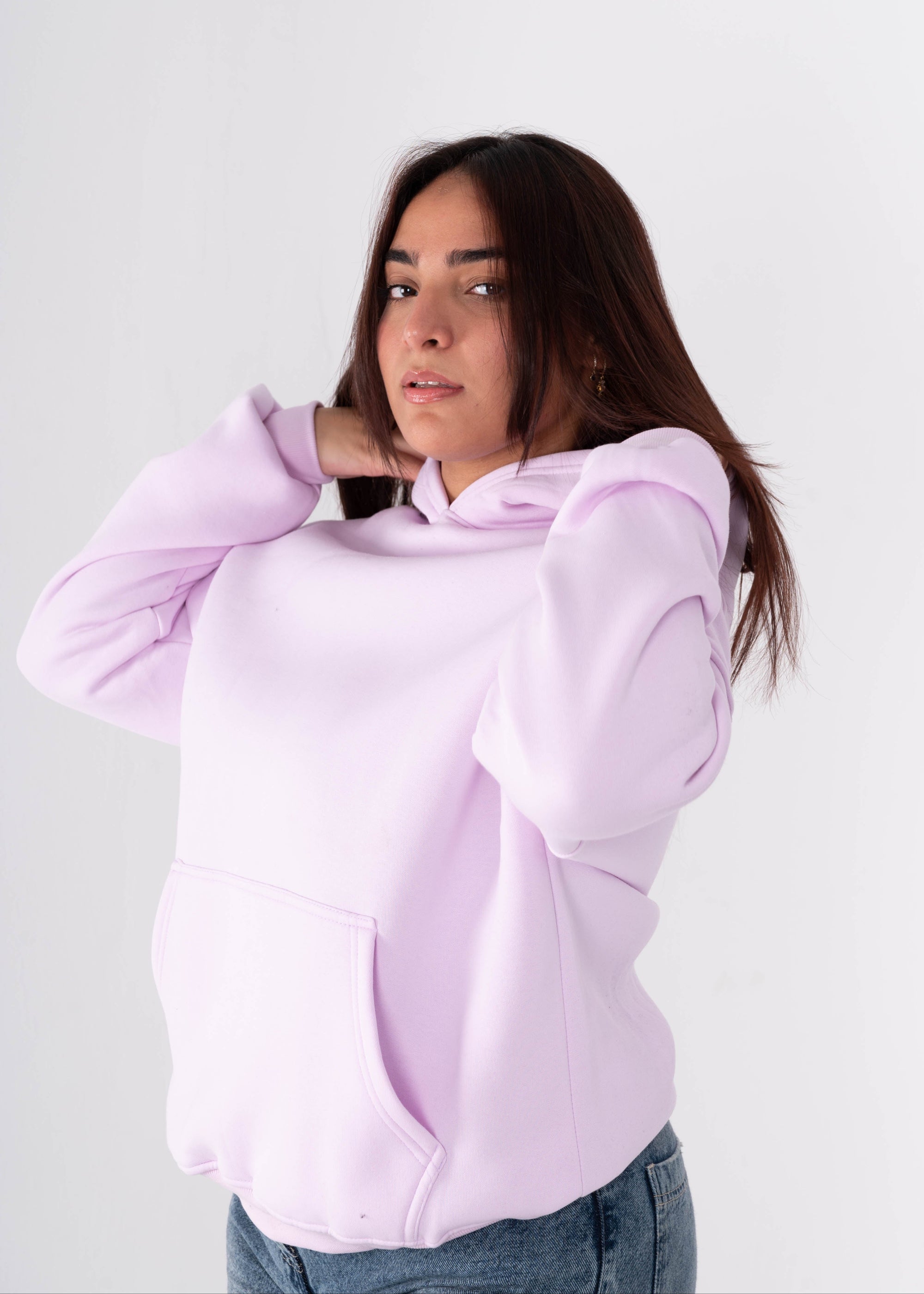 Light Purple Oversized Hoodie