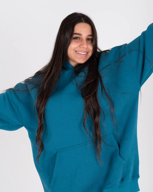 Petrol Oversized Hoodie