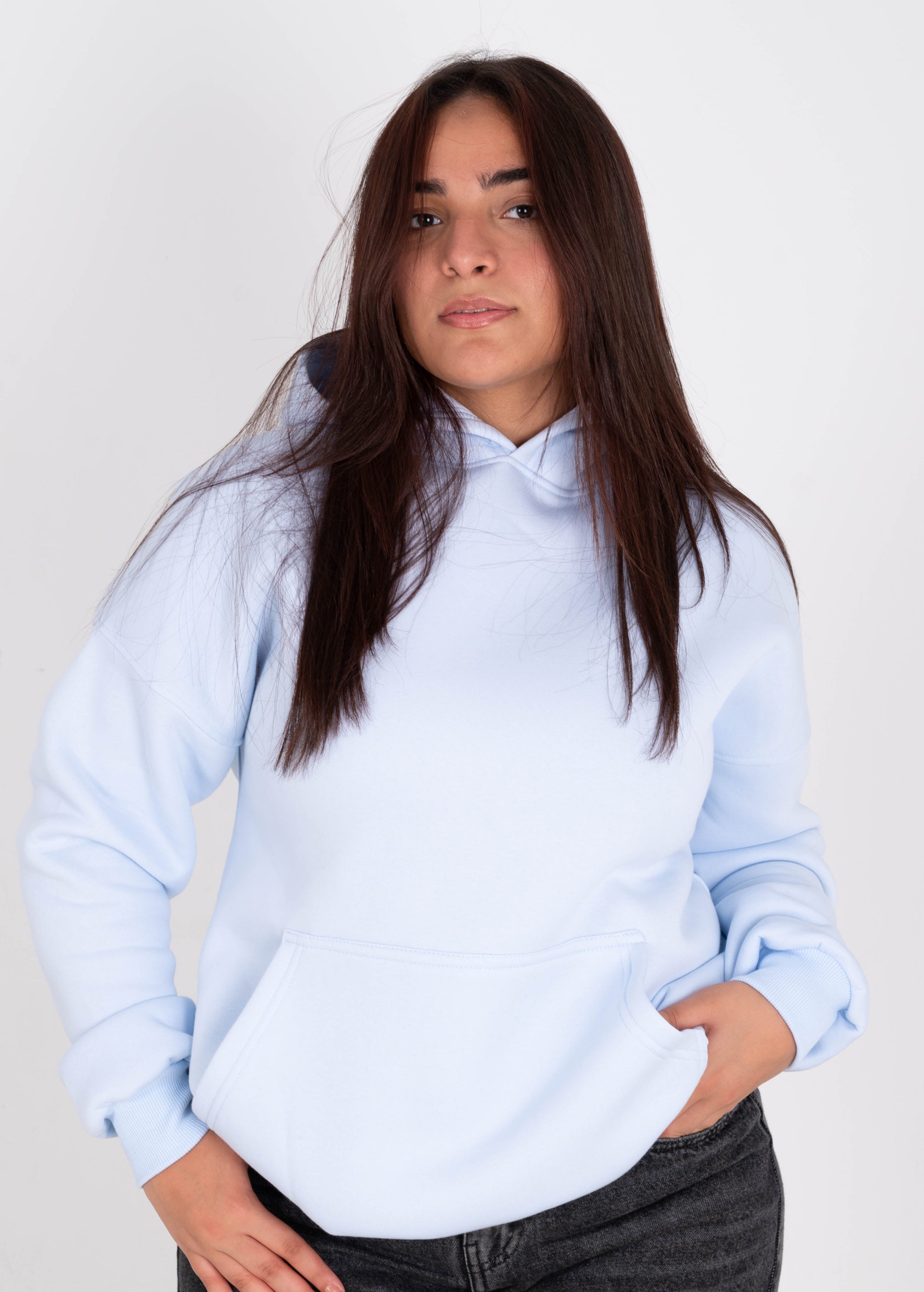 Baby Blue Oversized Hoodie