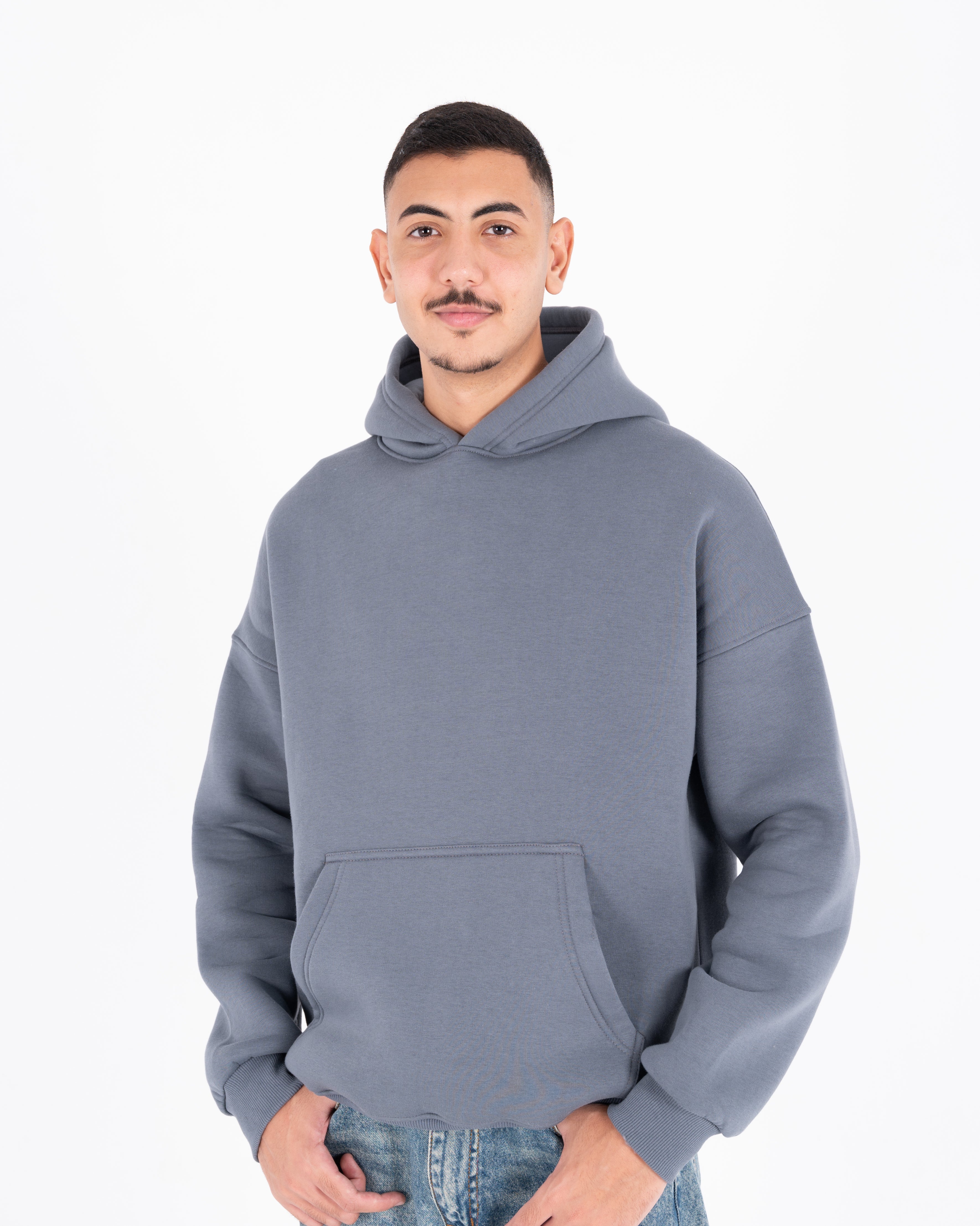 Gray Oversized Hoodie