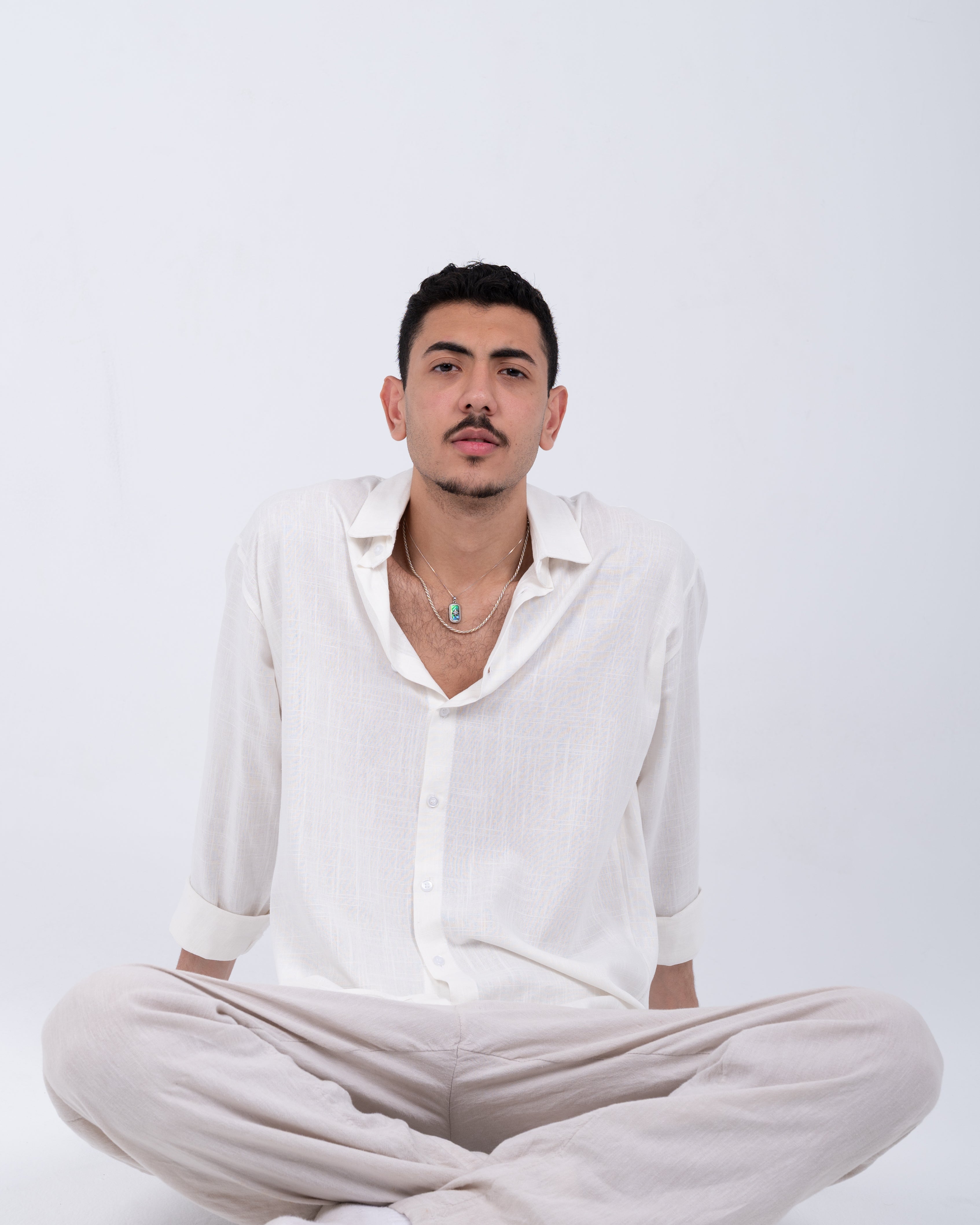 White Linen Shirt