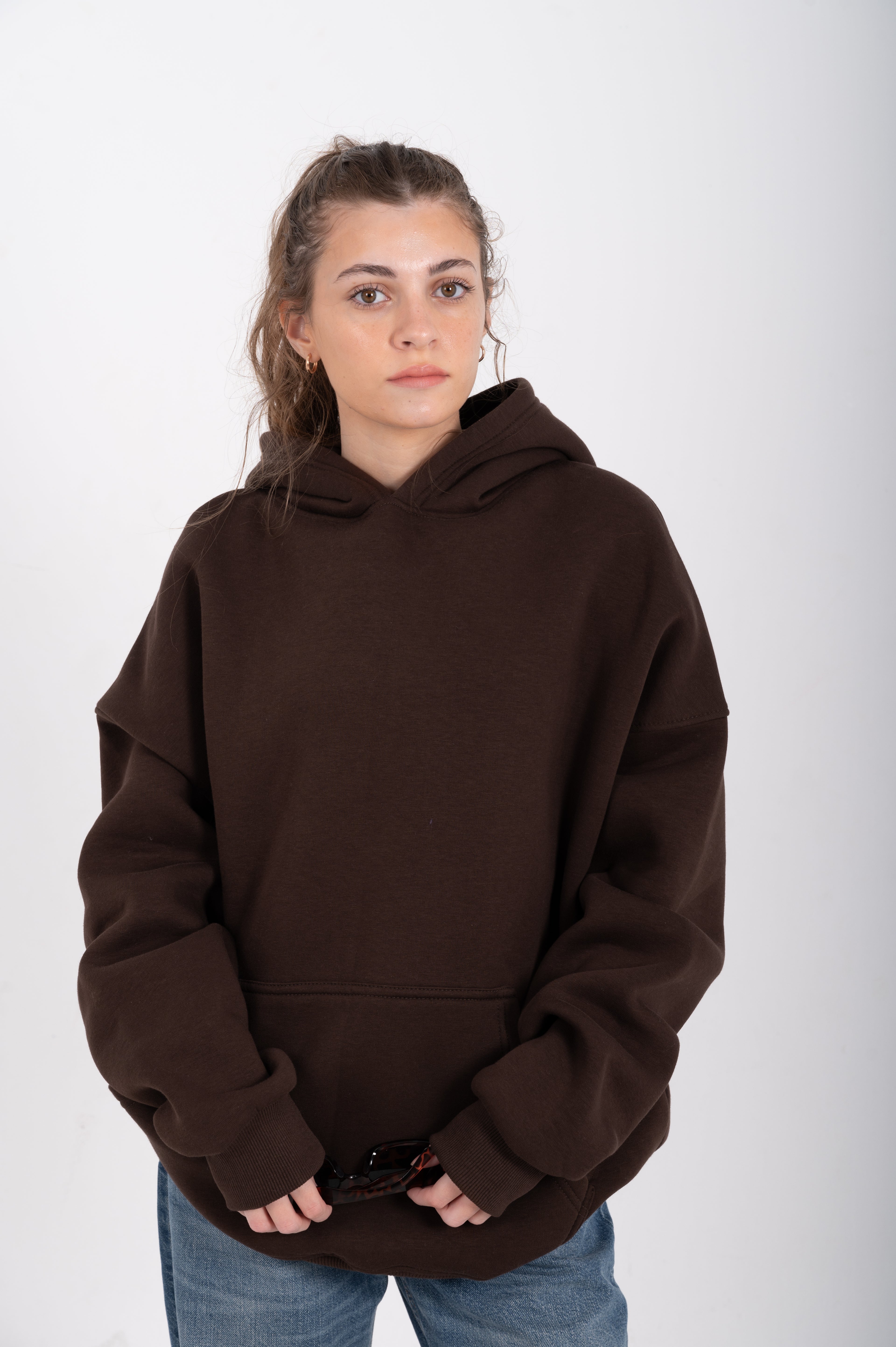 Brown Oversized Hoodie