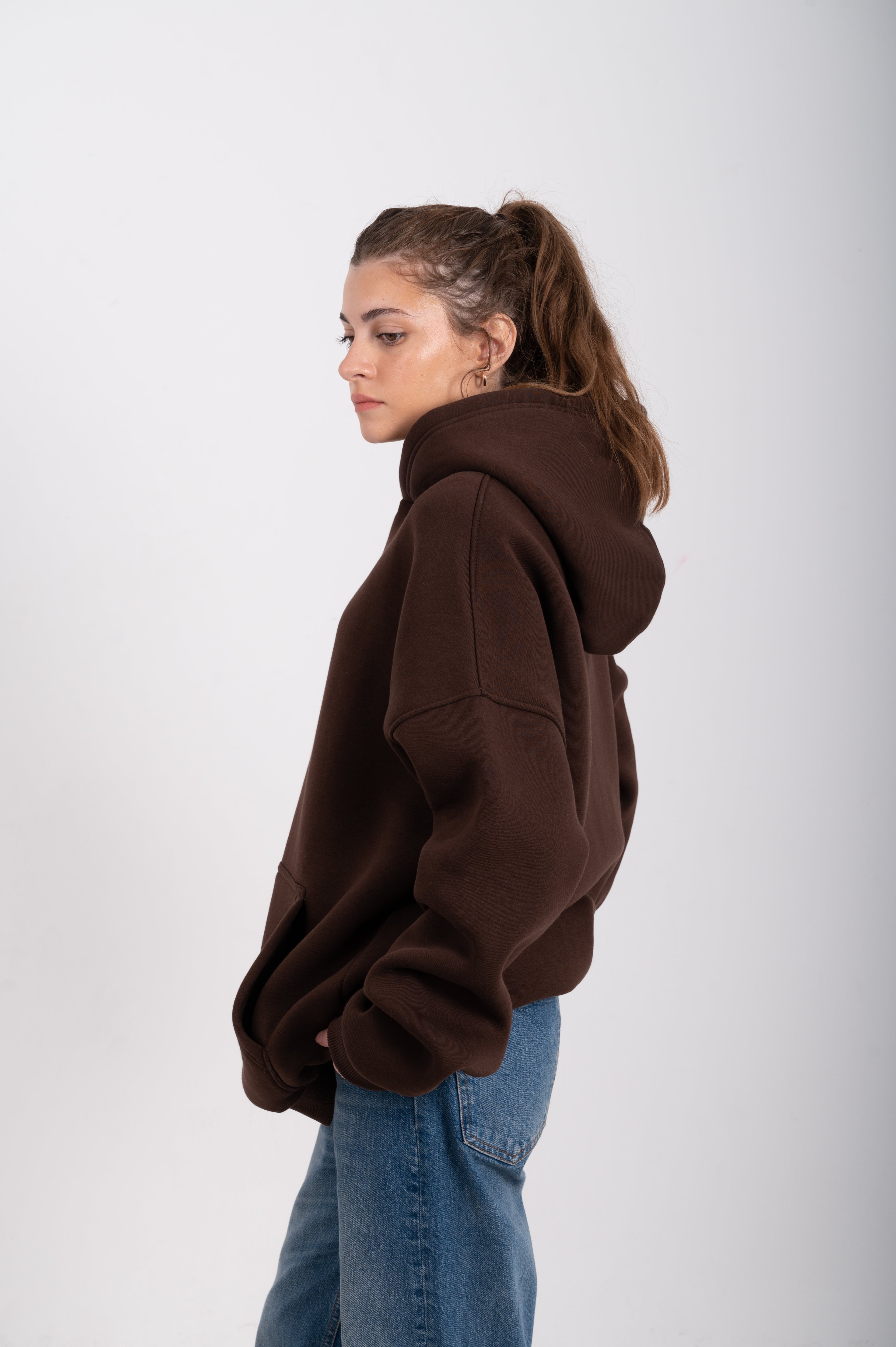 Brown Oversized Hoodie