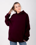 Burgundy Oversized Hoodie