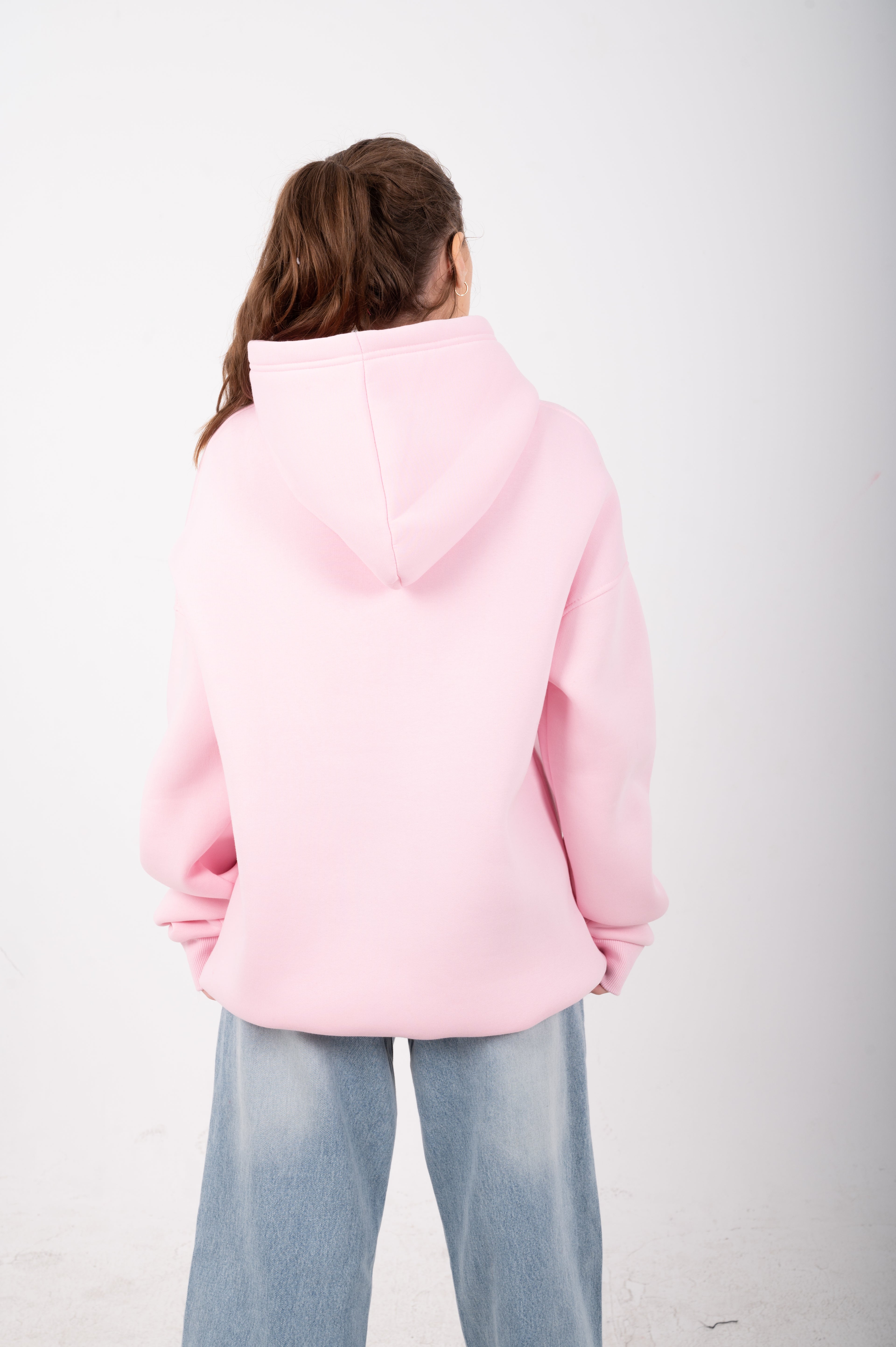 Baby Pink Oversized Hoodie