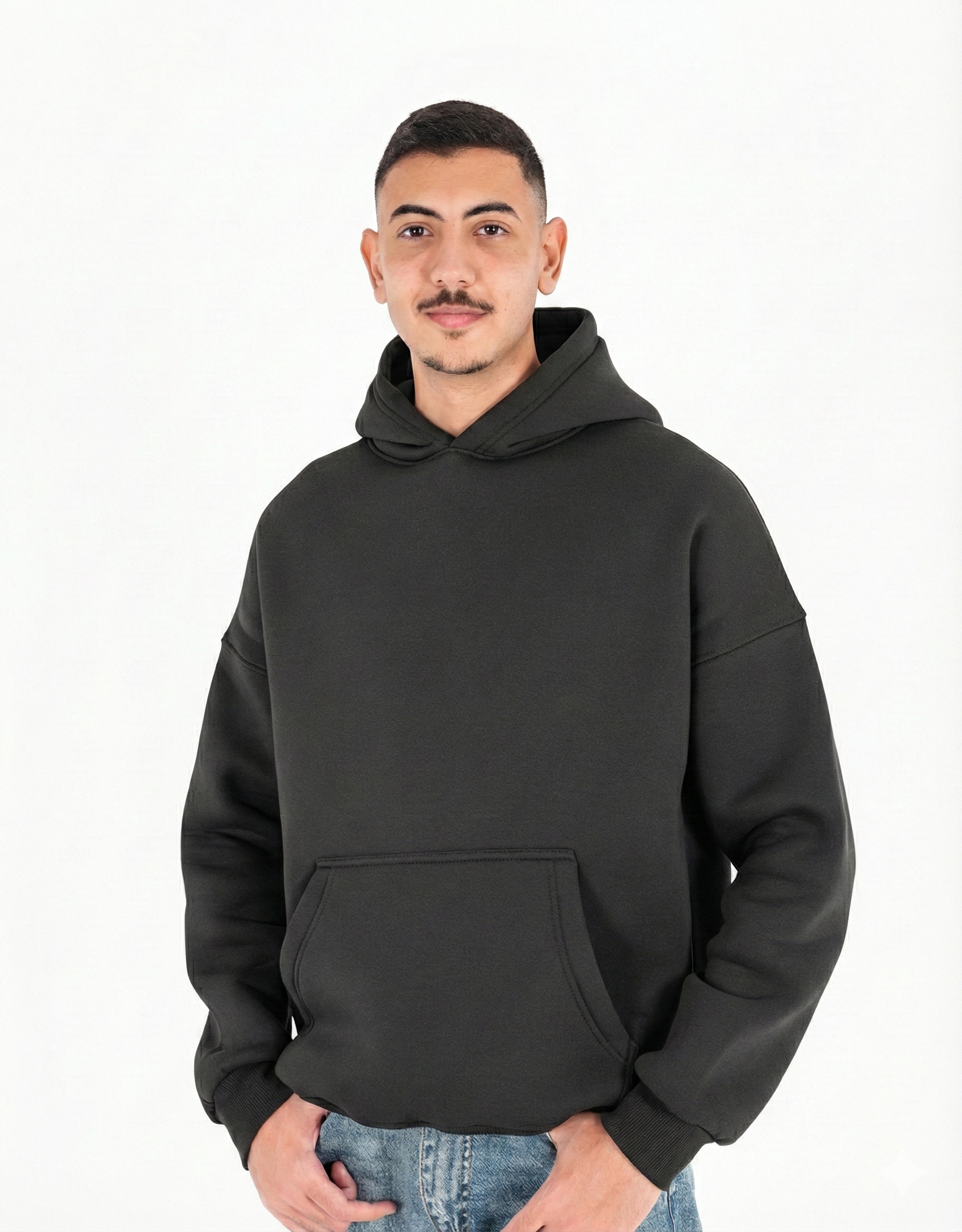 Dark Grey Oversized Hoodie